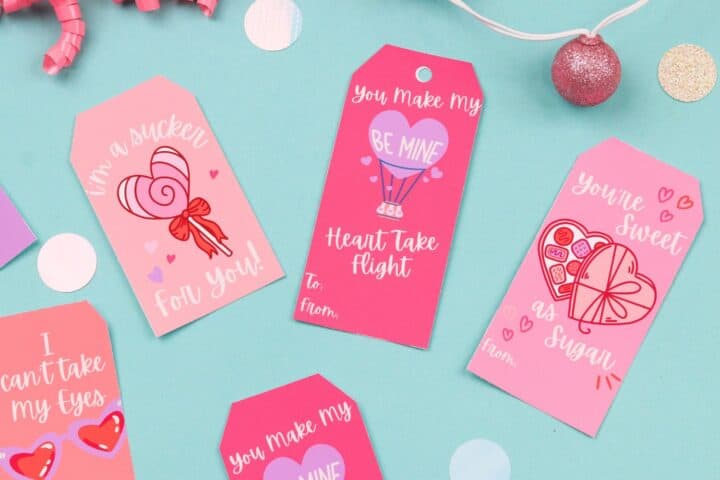 Free Printable Valentines Cards & Gift Tags - Sweet Red Poppy