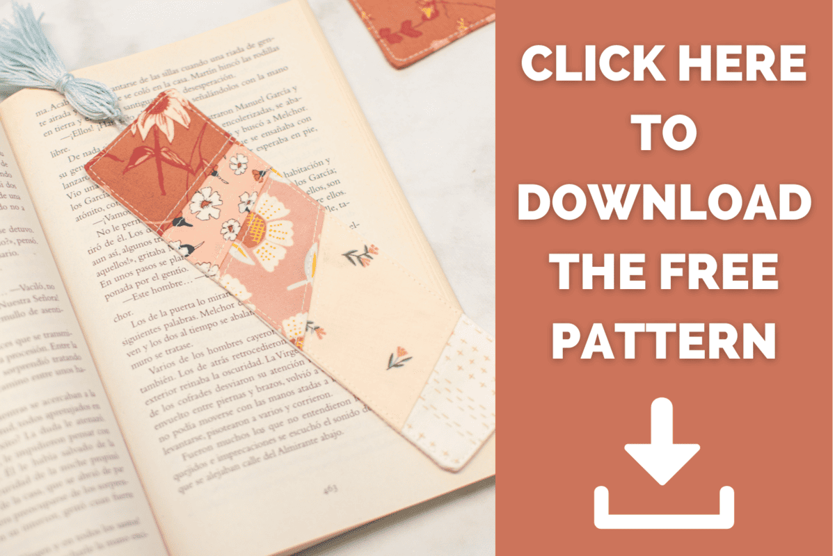 DIY Fabric Bookmarks - Two Free Patterns - Sweet Red Poppy