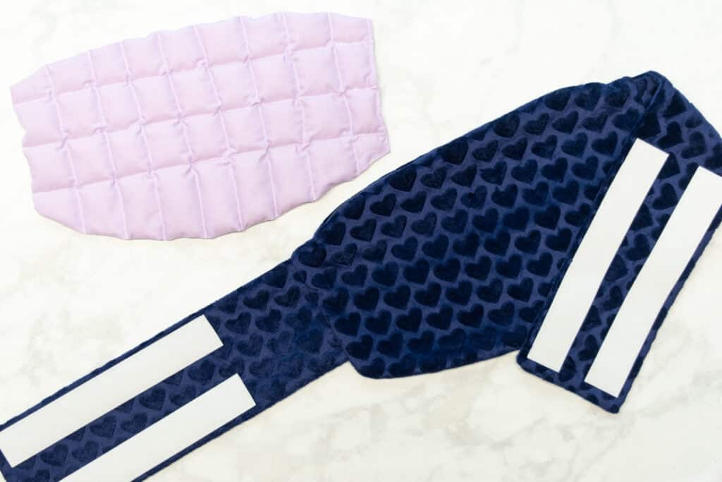 quilted microwavable heating pad and cover
