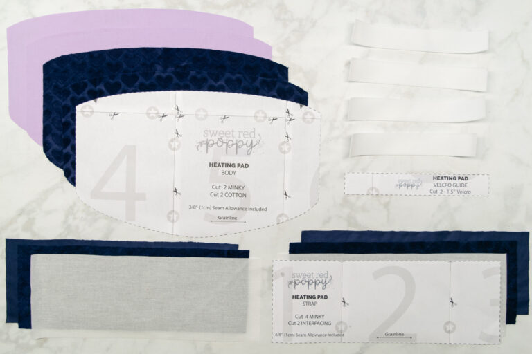 DIY Heating Pad - How to Make a Microwaveable Heating Pad - Sweet Red Poppy