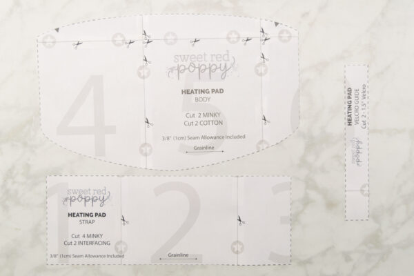 DIY Heating Pad - How to Make a Microwaveable Heating Pad - Sweet Red Poppy