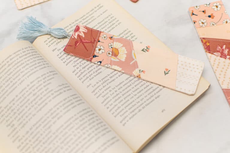 DIY Fabric Bookmarks - Two Free Patterns - Sweet Red Poppy