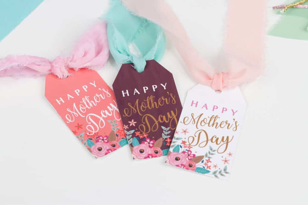 Happy Mother's Day Gift Tags Sweet Red Poppy 5