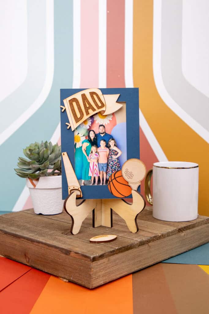 Father's Day Photo Frame- Sweet Red Poppy