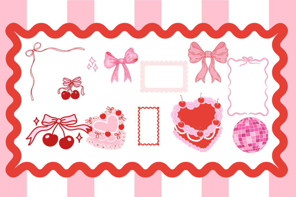 Paper Banner Inspo Board- Sweet Red Poppy 2